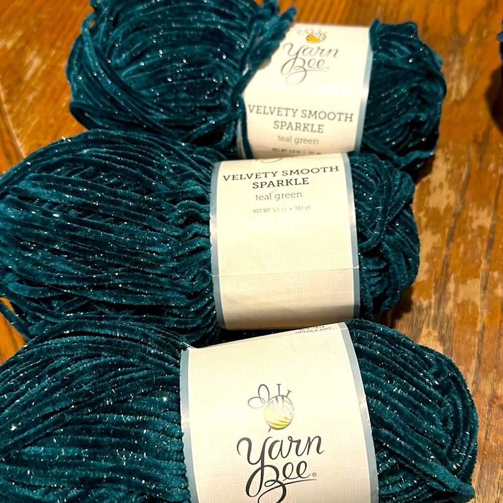 Yarn bee teal green you get all three for listed price